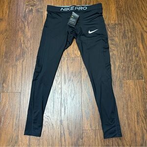 Nike Pro Compression Pants Tight Fit Black Large men’s XL
